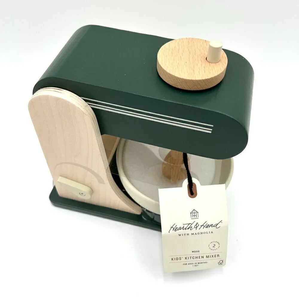 Toy Kitchen Mixer Green - Hearth & Hand Magnolia, Target‎ Wood Kitchen Play